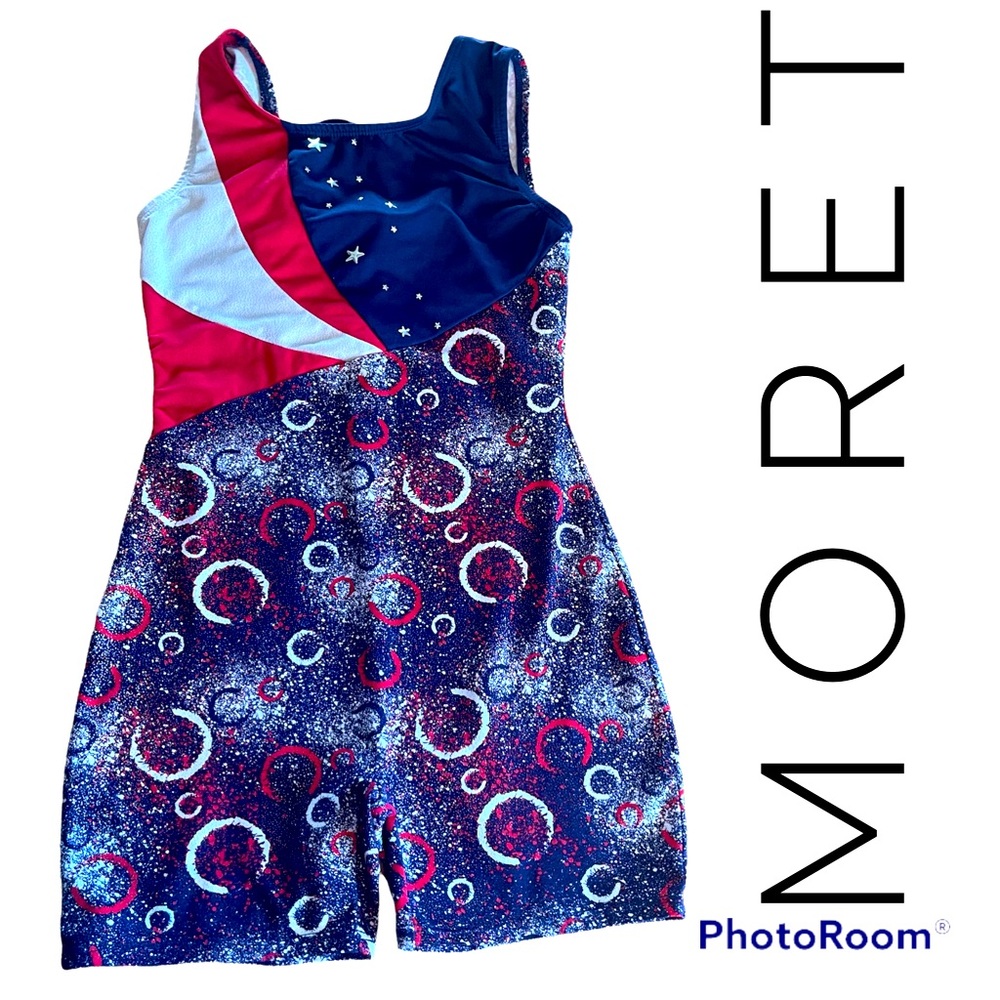 8-10 Moret biketard leotard
